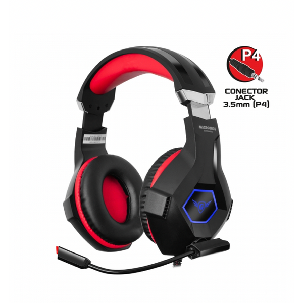 Audífonos Gamer con luces - Corsario HG805P4 - MICRONICS