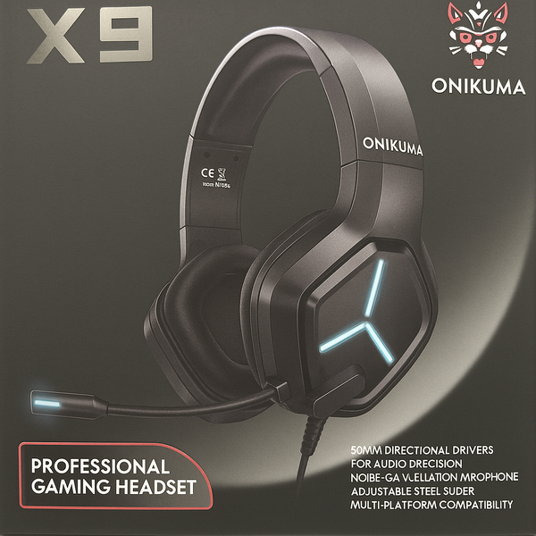 Onikuma X9 Gaming Headset with Microphone (DRP)