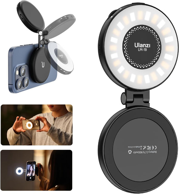 ULANZI LM19- Luz Magnética para Selfies