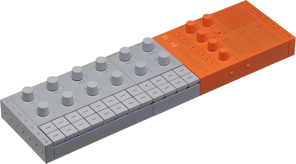 SEQTRAK Mobile Music Ideastation, Advanced Sequencer, Onboard Sampling, Built-In Speakers and Microphone, Orange