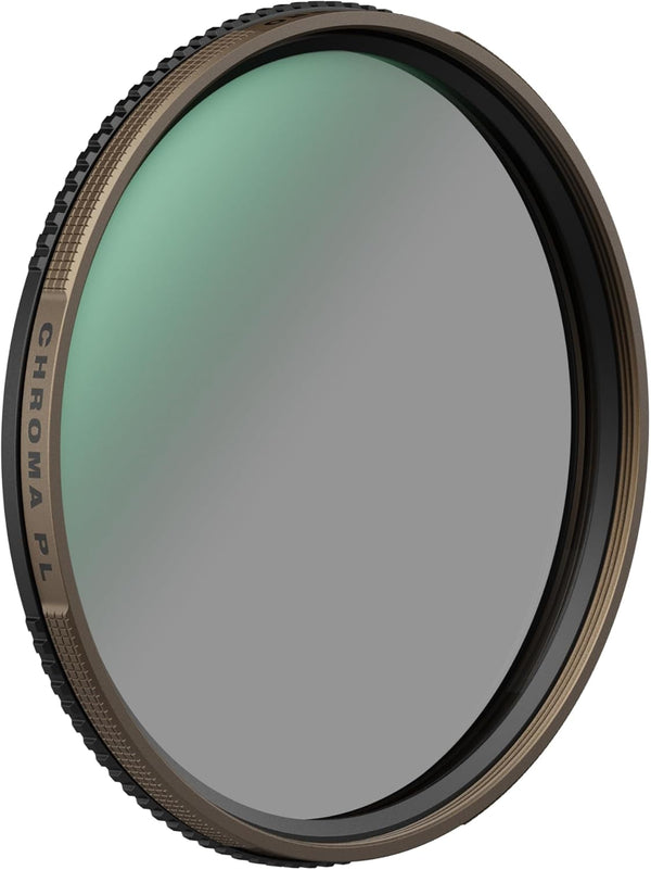 - 135 Series Chroma PL Circular Polarizer Filter W/Peter Mckinnon – Enhanced Color Saturation & Glare Reduction for DSLR, Mirrorless & Cinema Cameras – Premium Threaded Lens Filter - 77Mm
