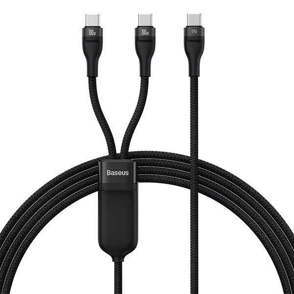 Baseus - Dual Type-C to C+C Cable 100W Fast Charging