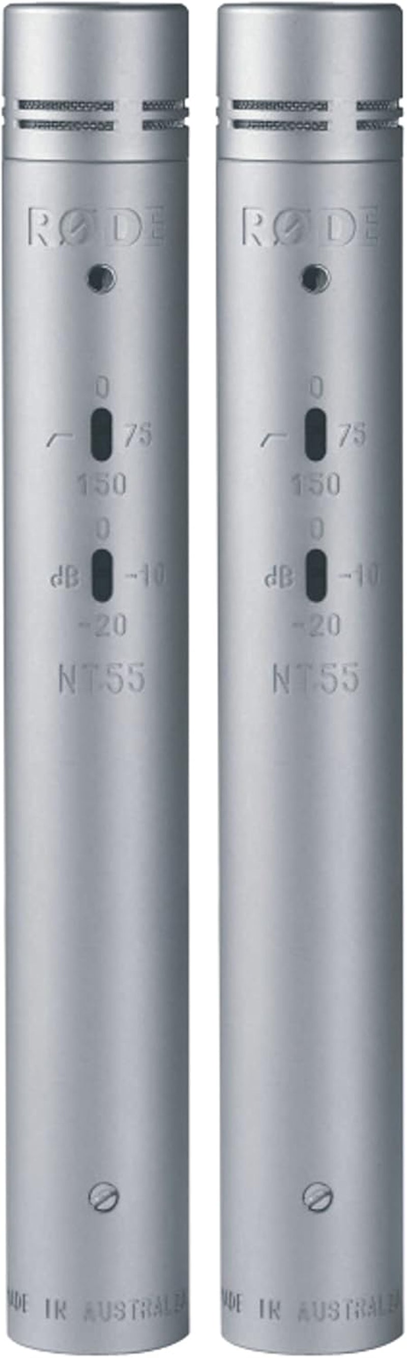 RØDE NT55 - Multi-pattern Condenser Microphones - Matched Pair