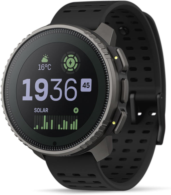 Suunto Reloj GPS Vertical Solar – Mapas Offline, Dual-Band y Carga Solar