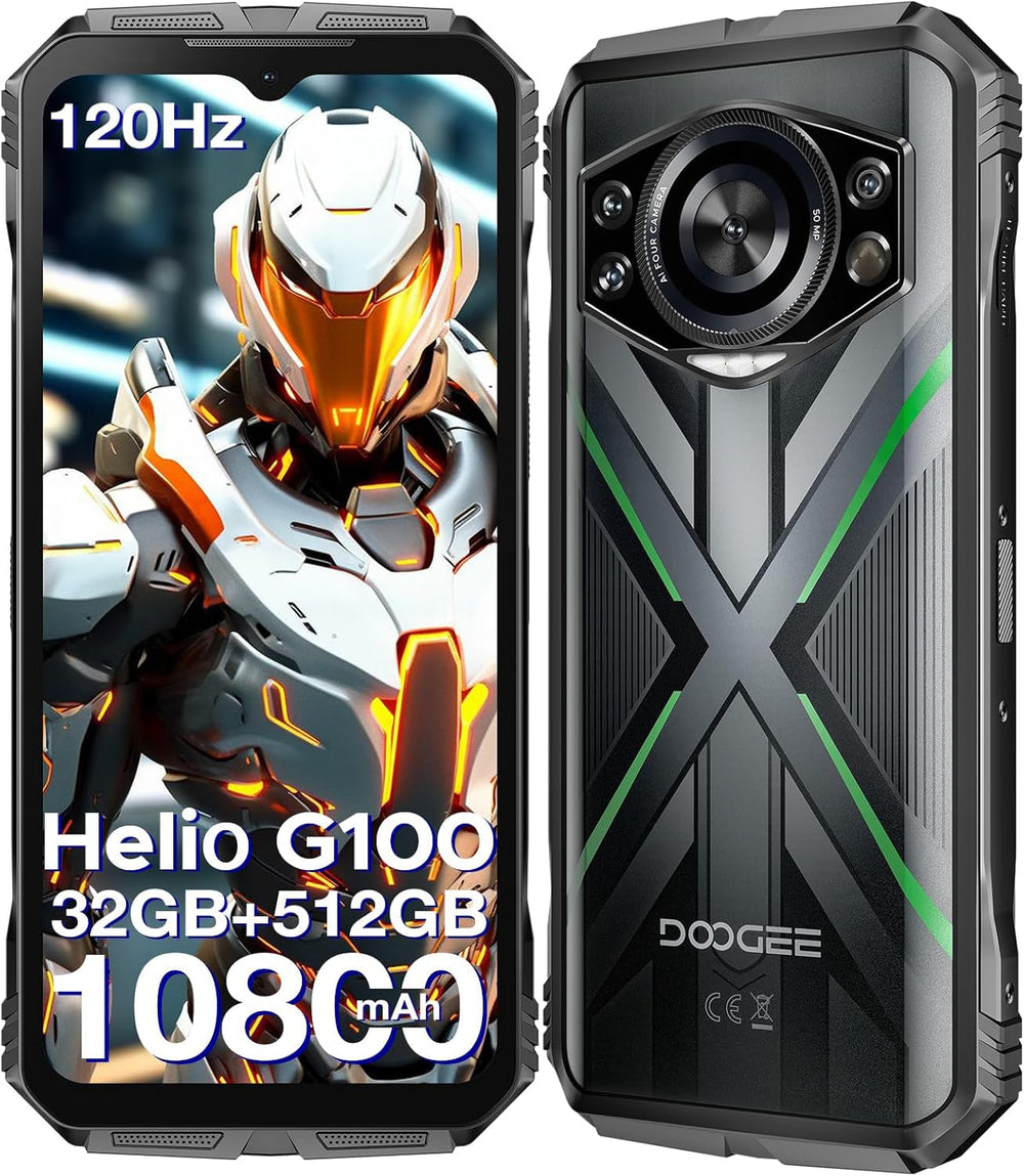 DOOGEE S Cyber Pro Version Global Celular Indestructible 32GB RAM, 512GB y Android 14