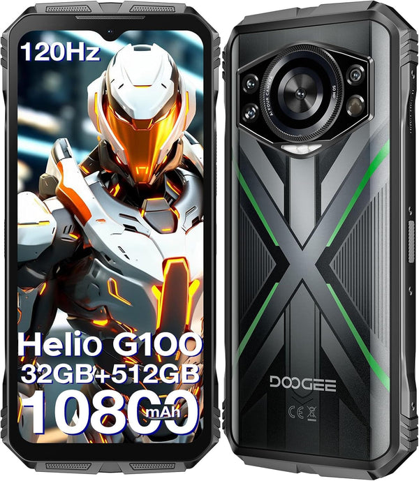 DOOGEE S Cyber Pro Version Global Celular Indestructible 32GB RAM, 512GB y Android 14