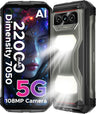 DOOGEE V Max S Global Version Indestructible Phone with Camping Lights | 22000mAh and 24GB RAM