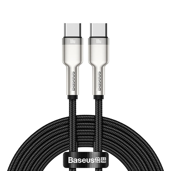 Fast Charging Cable Type C to Type C 100W 2m. Black - BASEUS