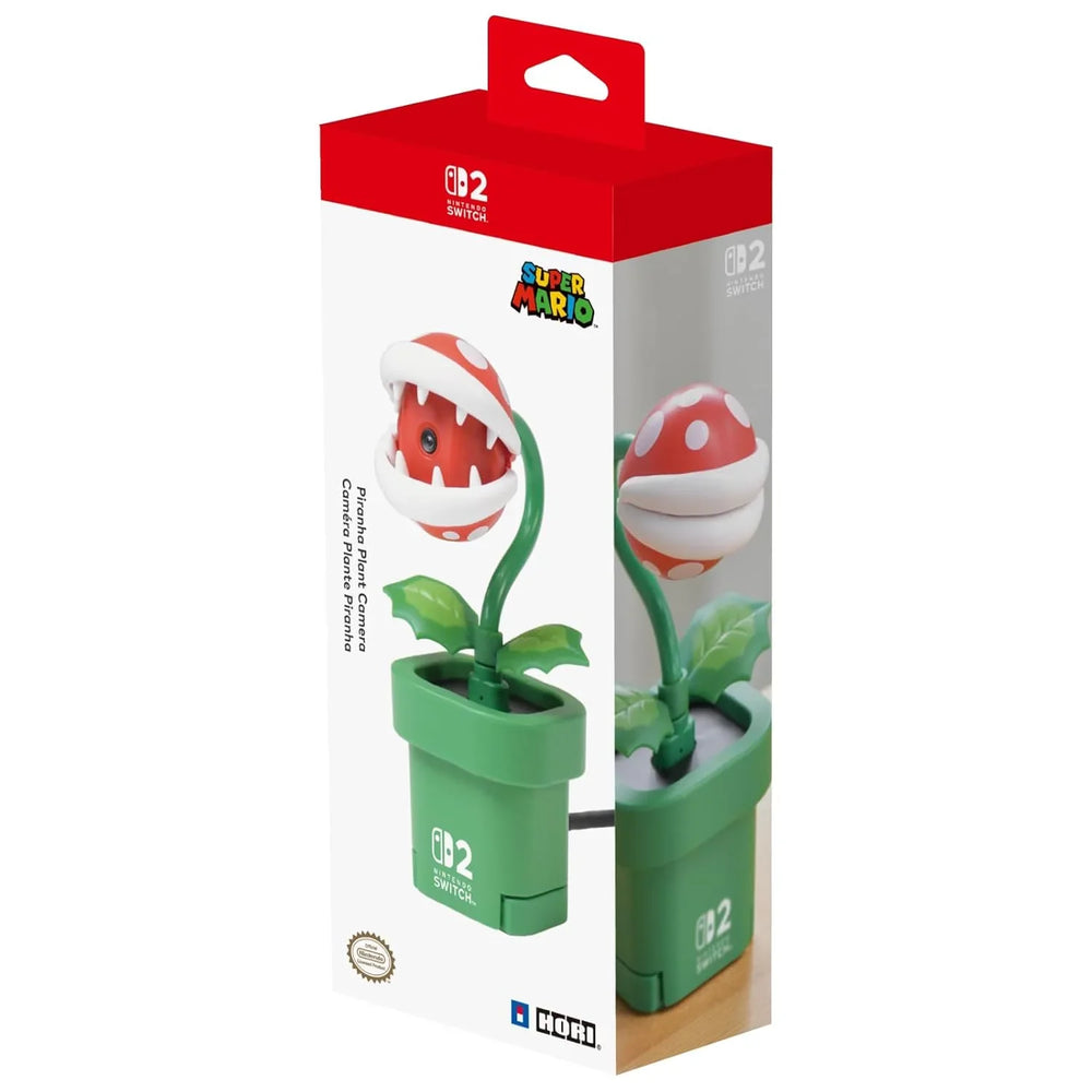 Cámara HORI Piranha Plant para Nintendo Switch 2 - Oficial Nintendo
