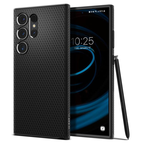 Spigen S24 Ultra Case (military grade protection) Liquid Air Black