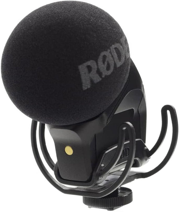 Stereo Videomic Pro Rycote Camera-Mount Stereo Microphone, Black