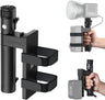 AL06 Handle Grip for Video Light and Power Bank, Universal Handle Power Bank Clamp Holder Mount with 1/4" Screw, 360° Rotation Handheld Light Tripod for DSLR Camera Camcorder Photography