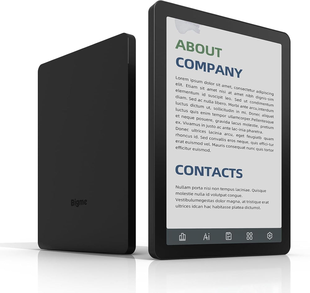 Bigme 6" E-Ink Reader – E-Ink Display with Android 14, 4GB RAM and 64GB Storage
