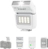 SL03 Camera Mini Flash Speedlite with Video Light for Beginners Basic, GN8 6500K Flash 90° Adjust Angle Speedlite Compatible with Sony DSLR Cameras, Universal Single Contact Hot Shoe Mount