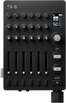 TX–6 Portable and Rechargeable 6 Stereo Channel Mixer, USB Audio Interface and Sound Card, 8 Hour Battery Life, Built-In Effects, Bluetooth and USB MIDI, iOS Compatible (Black)
