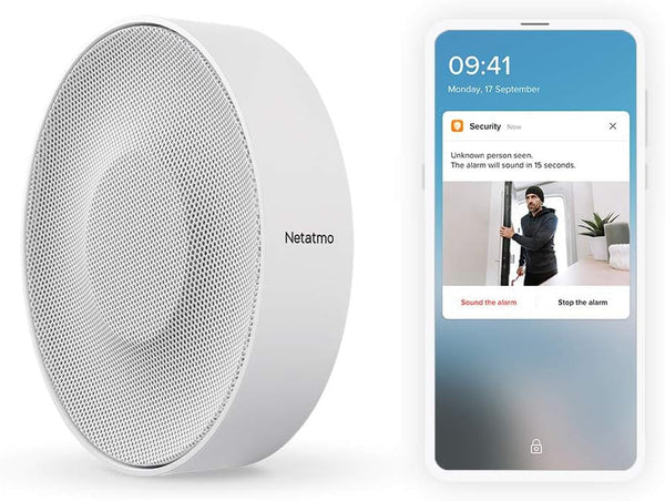 Sirena Interior Inteligente Netatmo | Alarma 110dB