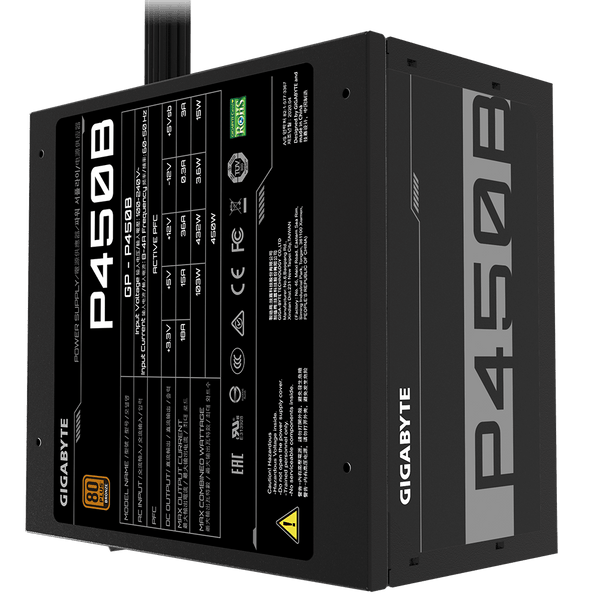 Gigabyte Power Supply 450 Watt 80+ Bronze