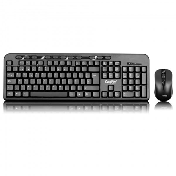 EBONY CYB T800 Wireless Keyboard and Mouse Kit - CYBERTEL
