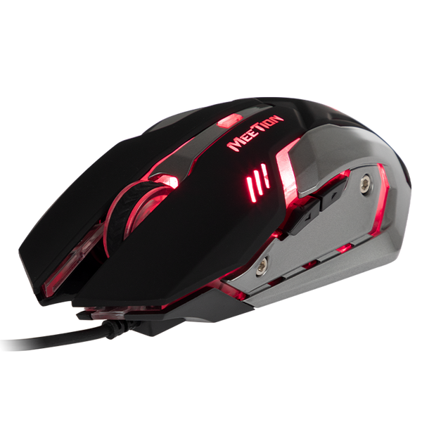 Mouse Gamer Meetion con retroiluminación M915 - Negro