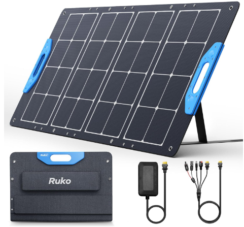 Ruko RK100 - Panel solar portátil