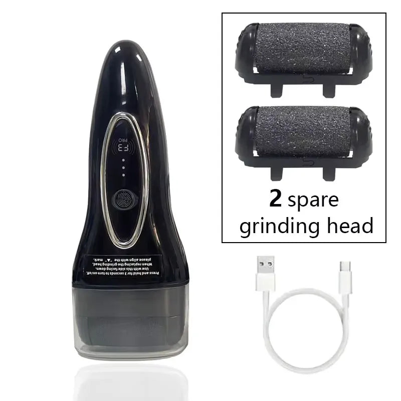 Rechargeable Electric Foot File for Dry and Wet Skin