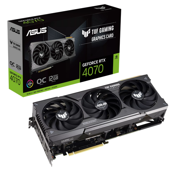 ASUS TUF Gaming GeForce RTX 4070 12GB GDDR6X OC Edition GPU