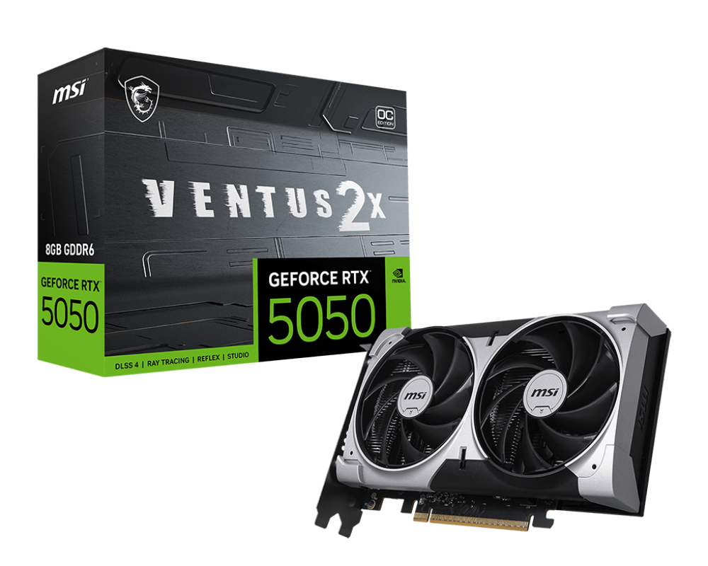 MSI GeForce RTX 5050 8G VENTUS 2X OC GPU