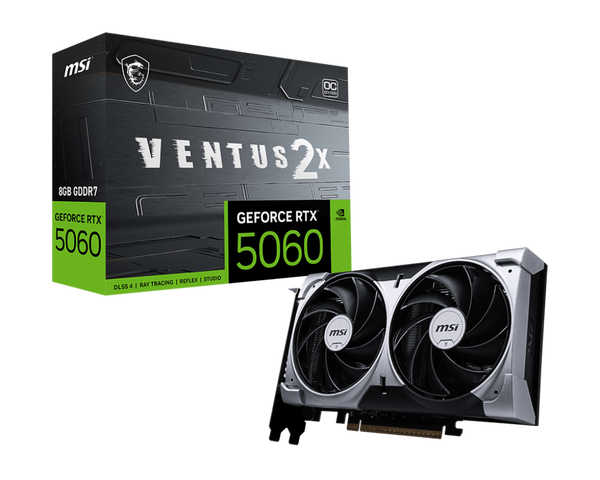 MSI GeForce RTX 5060 8G VENTUS 2X OC GPU