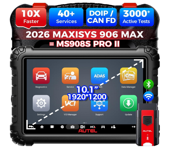 Autel Escáner bidireccional MS906 MAX - MS906MAX 2026