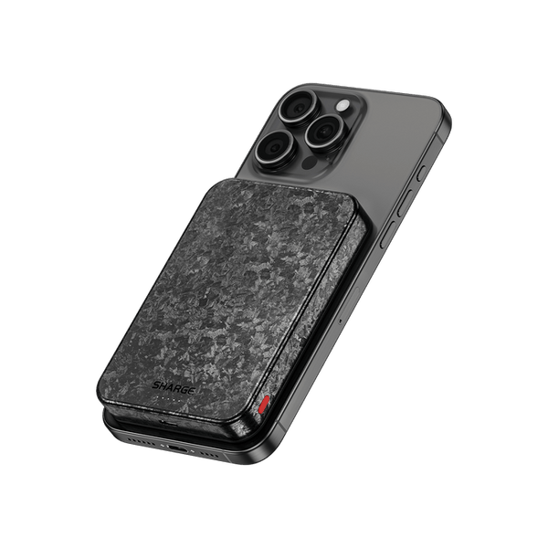 Sharge CarbonMag Power Bank Inalámbrico 10.000 Mah - Carbón