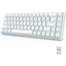 Teclado Gamer Mecánico RK G68 RGB Blanco con Switch Cherry Brown