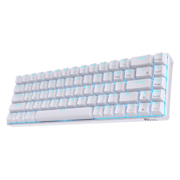Royal Kludge RK68 Wireless Mechanical Keyboard - White
