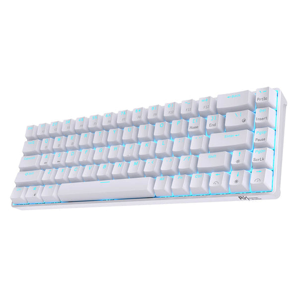 Teclado Mecánico Inalámbrico Royal Kludge RK68 - Blanco