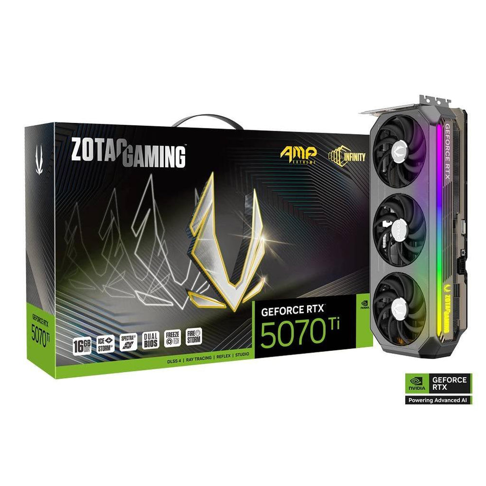 ZOTAC GAMING GeForce RTX 5070 Ti AMP Extreme INFINITY GPU