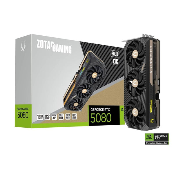 ZOTAC GAMING GeForce RTX 5080 SOLID OC GDDR7 GPU